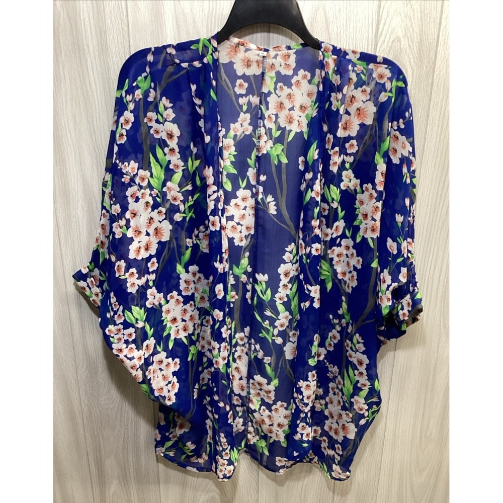 UNBRANDED Women's (Size XL) 3/4 Sleeve Open Front Cardigan Floral Lightweight